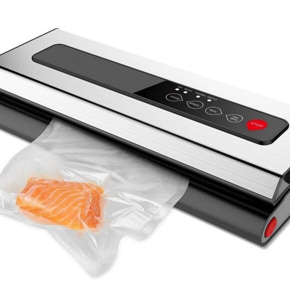 Stainless Steel Vacuum Sealer Machine with Built-in Cutter Precision 6-In-1 NIB - Picture 6 of 6